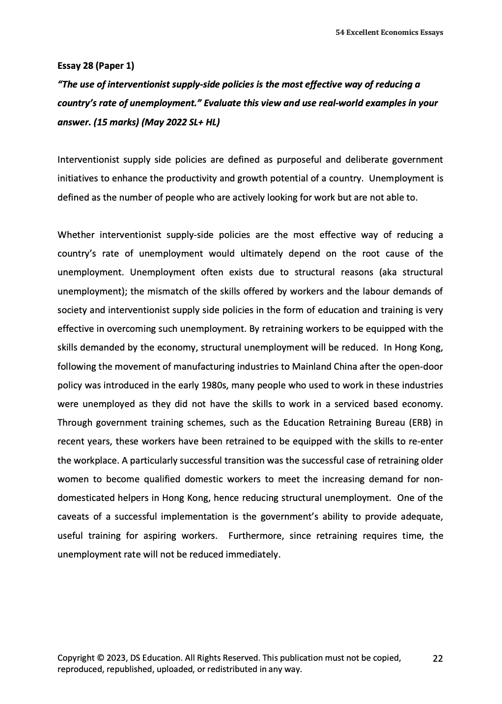 55 Excellent Economics Essays (PDF)